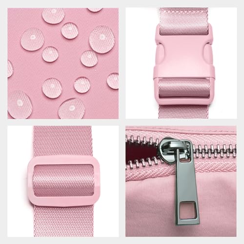 Gitus Belt Bag for Women Fanny Pack Crossbody Bags for Women Fashion Waist Packs with Adjustable Strap Gifts for Teen Girls Women Men (Pink) - Image 4