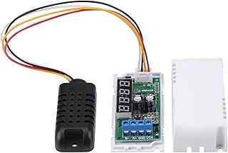 Walfront Walfront LED Temperature Humidity Sensor Digit Display RS4 85 Modbus RTU Humidity Temperature Sensor External Sensor  - Image 1