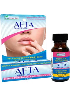 elp essential ELP ESSENTIAL Afta Canker Sore, Cold Sore Treatment, Maximum Strength, for Adult 0.05 oz 