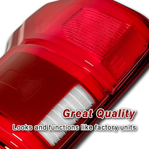 ZSBMP LED Lariat/Platinum Tail Lights Compatible With Ford F150 2018 2019 2020 w/Blind Spot F-150 Rear Lights Brake Lamp With New Led Light Bulbs And Plugs (Right Passenger Side) - Image 4