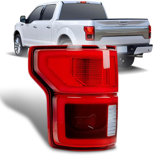 ZSBMP LED Lariat/Platinum Tail Lights Compatible With Ford F150 2018 2019 2020 w/Blind Spot F-150 Rear Lights Brake Lamp With New Led Light Bulbs And Plugs (Right Passenger Side) - Image 1