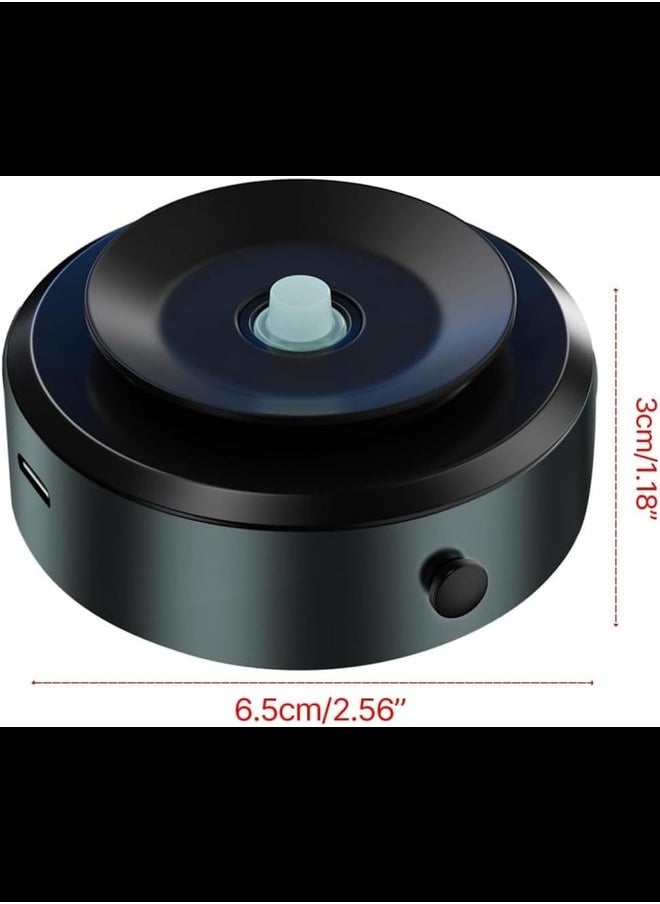 V2COM - Double-Sided Phone Holder: Innovative Dual Suction Cup and Magnetic Design, Magnetic Suction Phone Mount, Adjustable Cell Phone Mount (Black) - Image 1