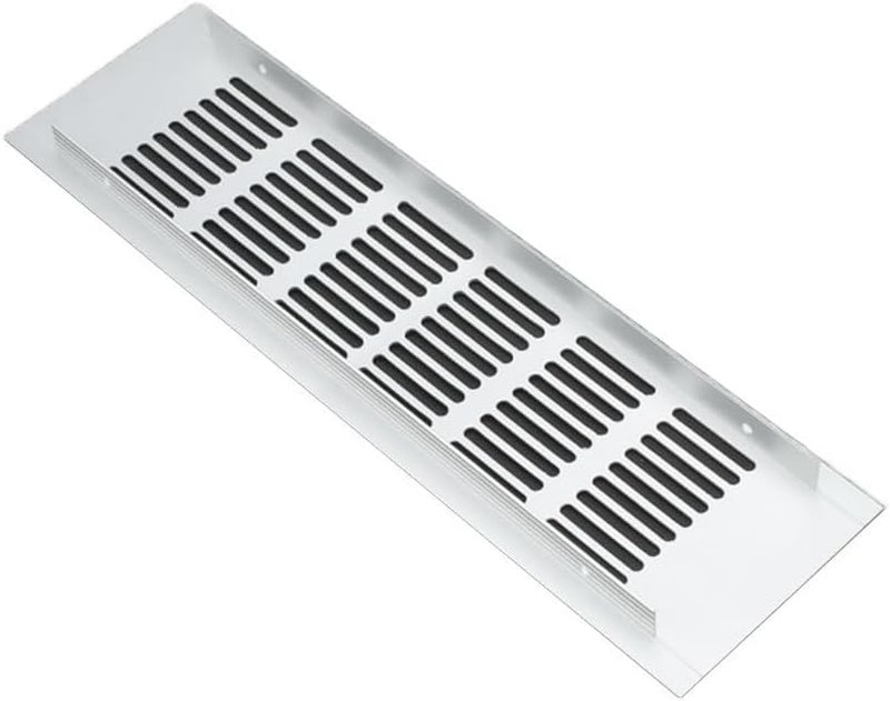 Aluminum Alloy Ventilation Grille 80x250mm Silver for Cabinet Wardrobe Door - Image 1