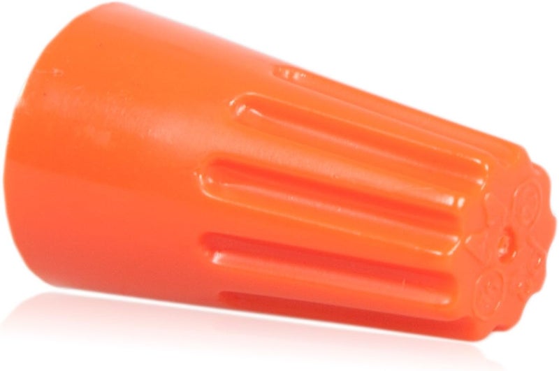 Maxxima Orange Electrical Wire Connector Screw Terminal - 500 Pack, Cone Shaped, UL Listed and ROHS Compliant, Ideal for Electrical Projects and Home Lighting Needs - Image 3