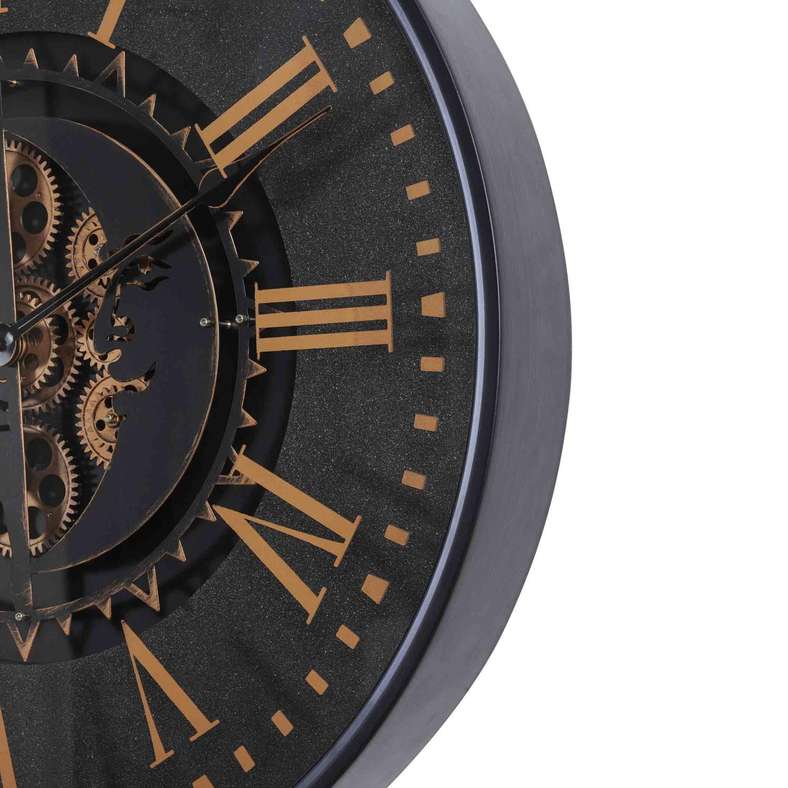 Pan Home Epoch Gear Wall Clock 60x60x8cm- Black - 195KGA9900033 - Image 3