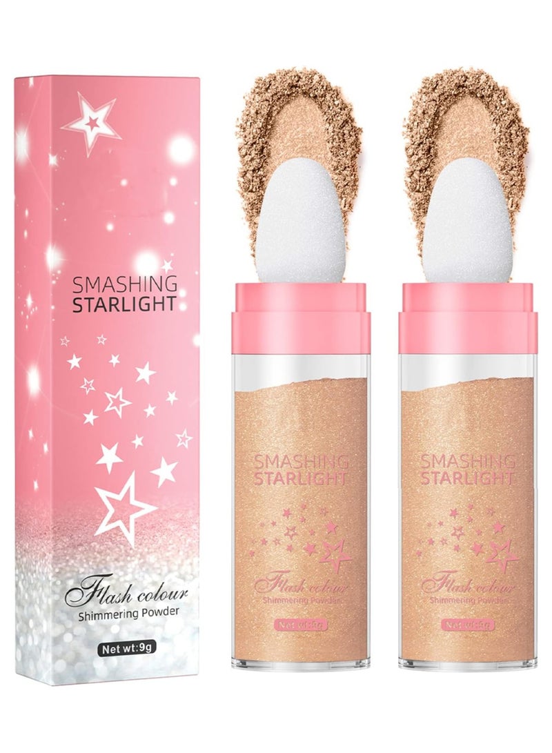 Generic Highlighter Makeup Stick, Body Glitter Powder - Shade 03 Fairy Powder  - Image 2