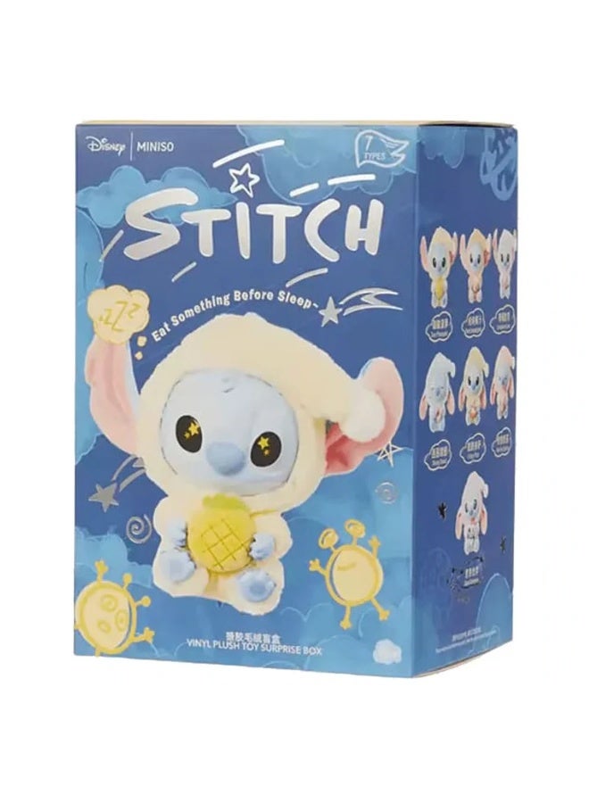 ستيتش صندوق مفاجآت لعبة قطيفة لطيفة من الفينيل "تناول شيئًا قبل النوم" - صندوق أعمى قابل للتجميع - Image 1