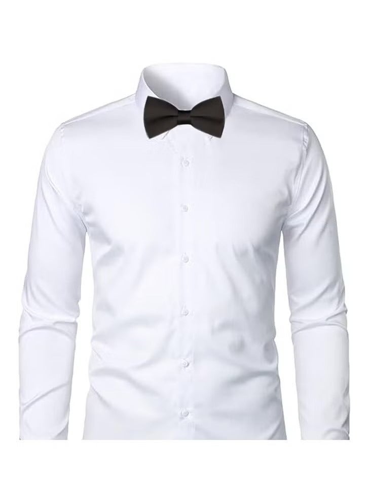 4Pack Men's Pre-Tied Bow Ties Tuxedo Bowtie Adjustable Classic Formal Neck Bowtie for Wedding Party - Image 2