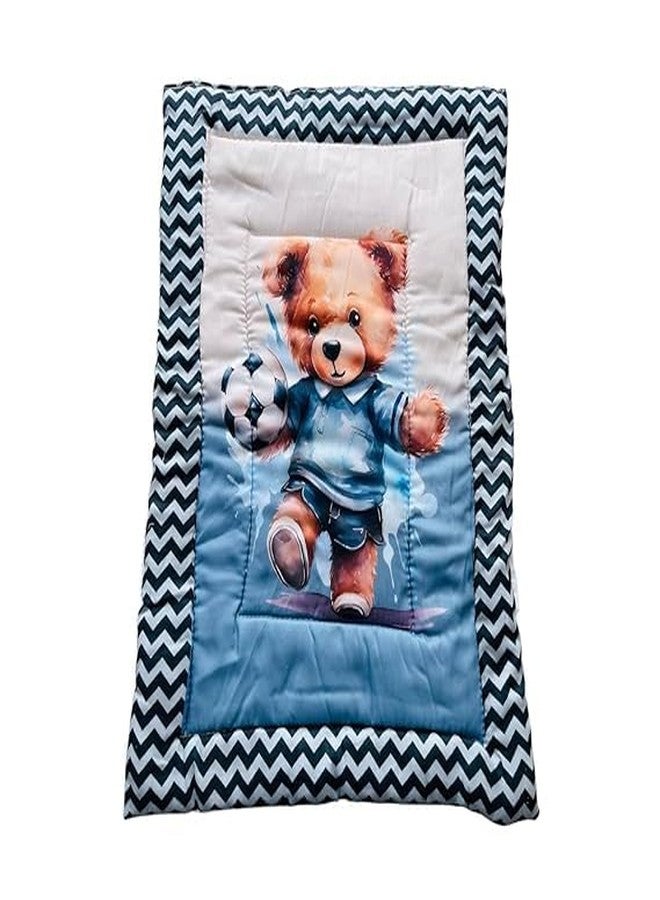 shoasite New Born Baby Godadi Pack of 5 Combo Set Soft Cotton Baby godi| Godari | Baby Bed | Crib Sheet | Cartoon Mat Godadi | Bedding Set | Multicolor(Set of 5) - Image 3
