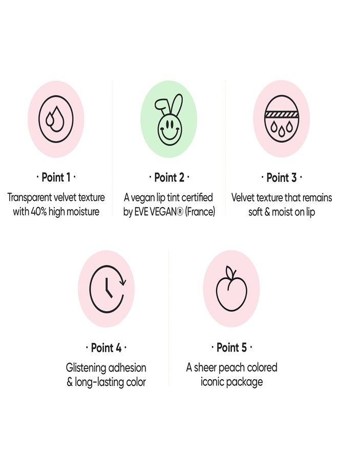 Amuse SEOUL DEW VELVET TINT 10 ROSE BOKSOONGA | Nude matte peach | Velvety, matte, moisturizing, long-lasting color, transfer proof, vegan - Image 4