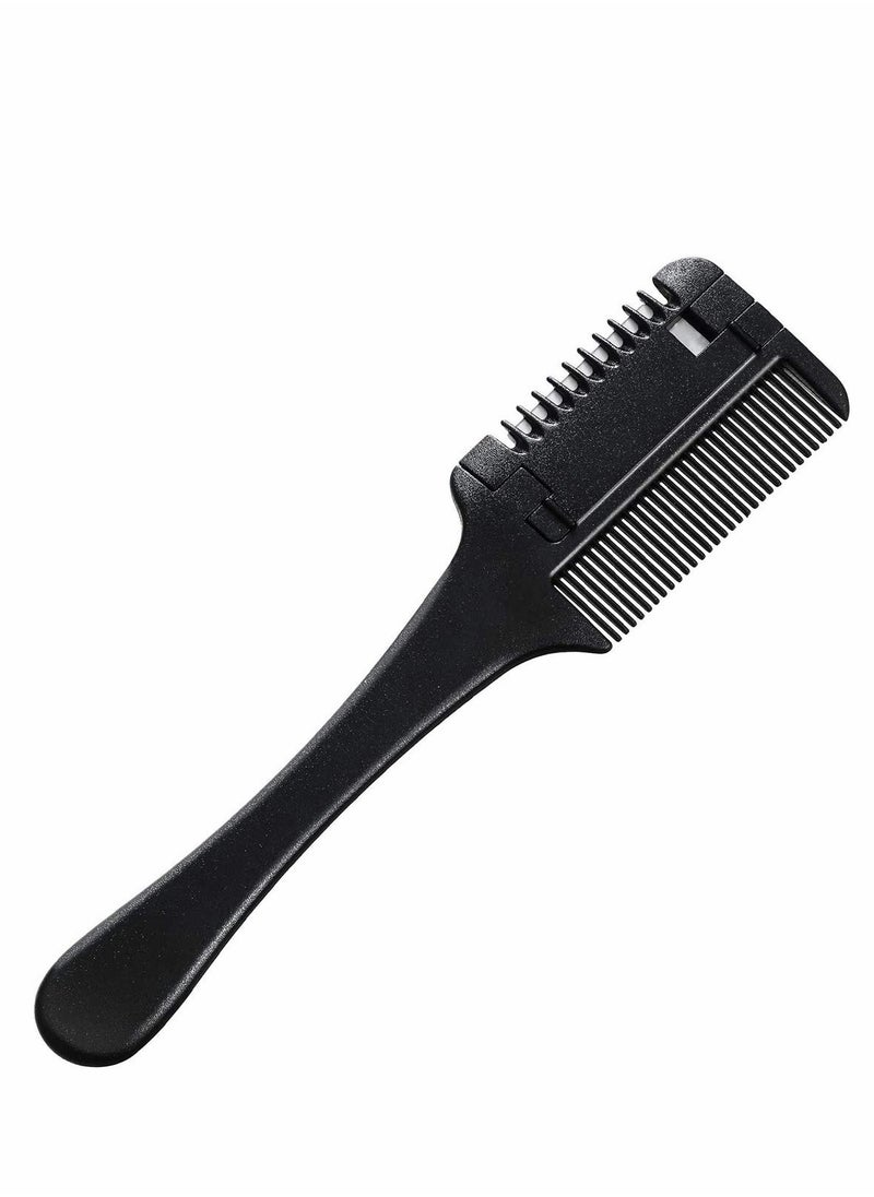 Excefore - Hair Cutter Comb Professional Thinning Thinner Shaper Scissors Edge Razor Blade Double Sided for Cutting and Styling Hair cutting comb, razor comb, double sided hair razor comb - Image 1