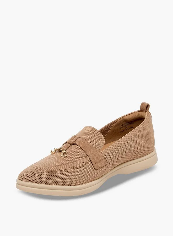 Le Confort BEIGE Women Metal Accent Loafers for Women | Best Price UAE