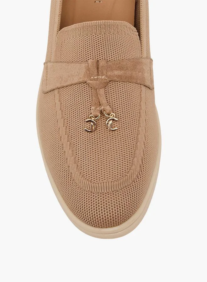 Le Confort BEIGE Women Metal Accent Loafers for Women | Best Price UAE