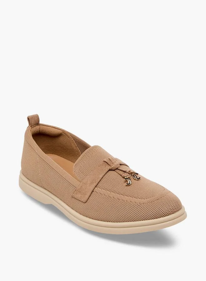 Le Confort BEIGE Women Metal Accent Loafers for Women | Best Price UAE