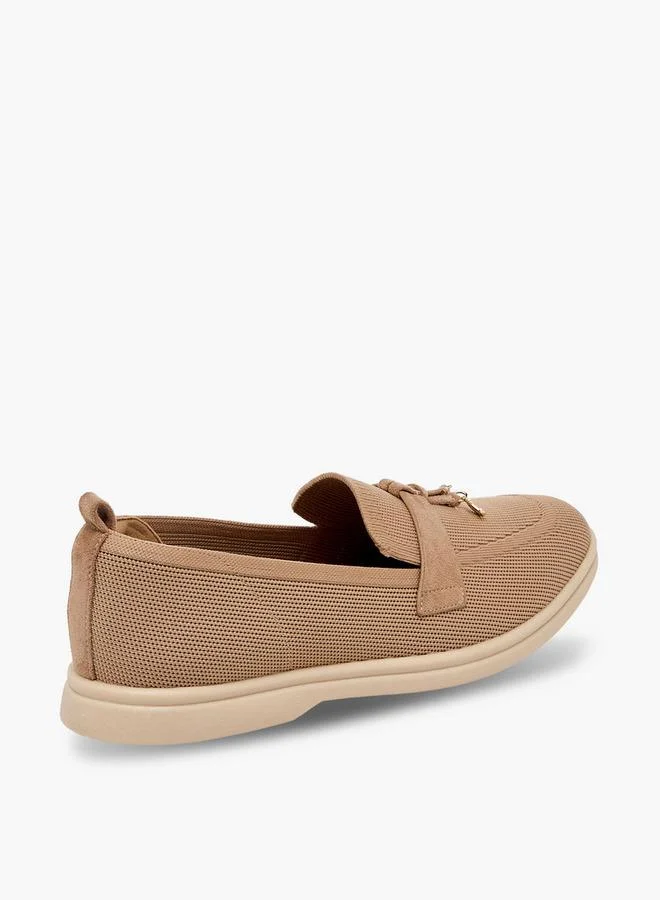 Le Confort BEIGE Women Metal Accent Loafers for Women | Best Price UAE