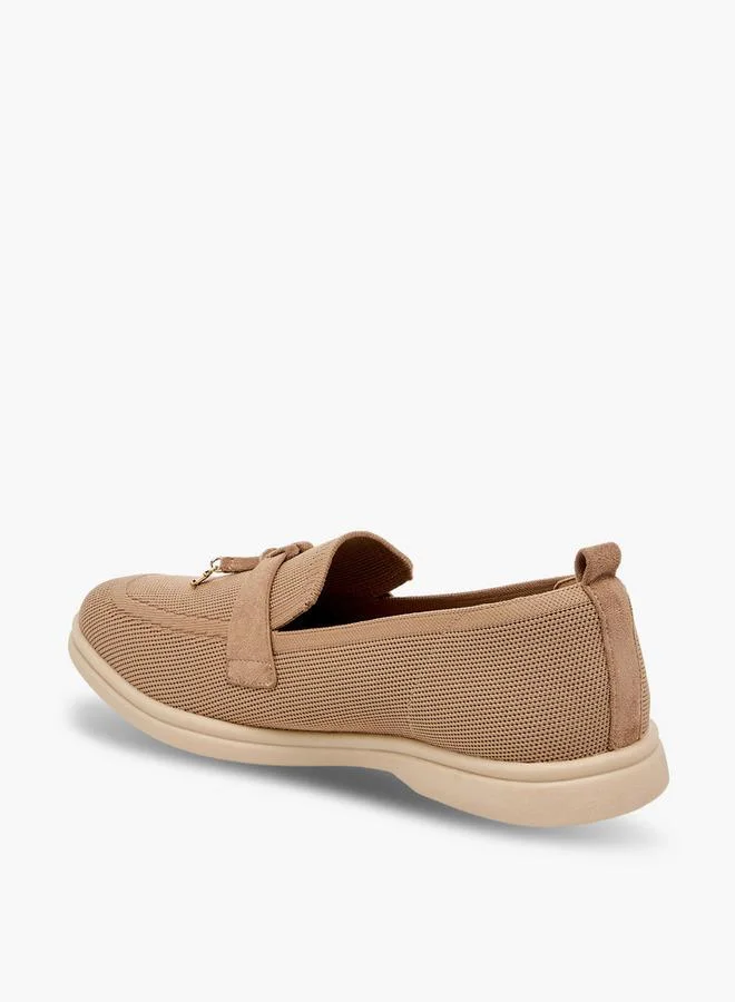 Le Confort BEIGE Women Metal Accent Loafers for Women | Best Price UAE