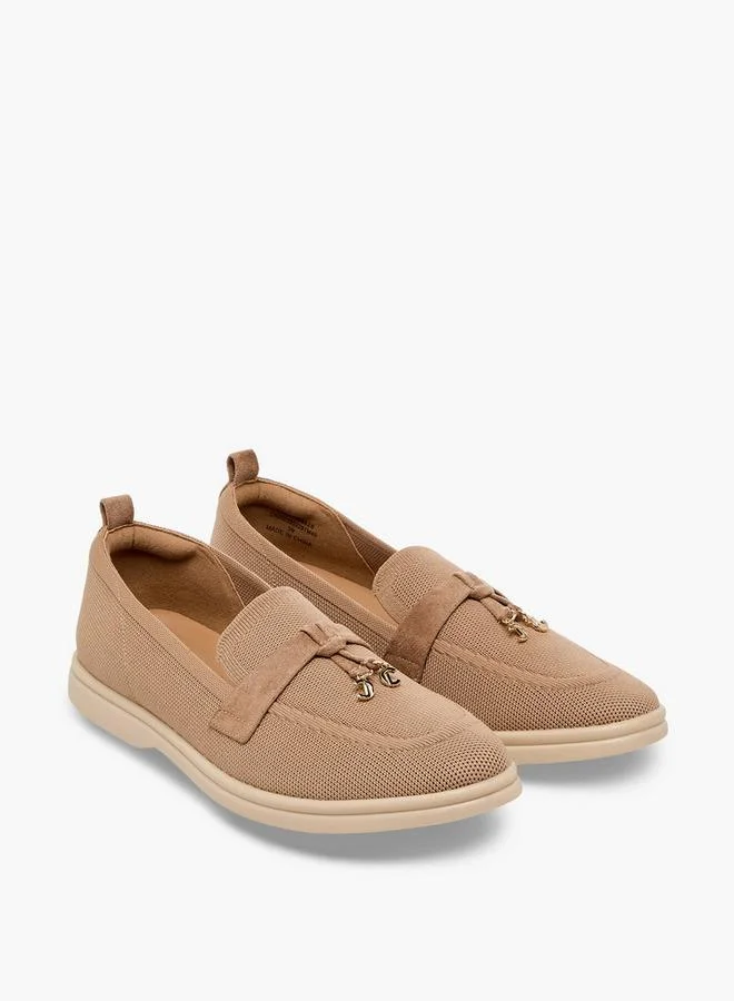 Women Metal Accent Loafers