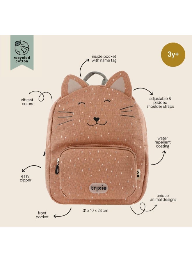 Trixie Kids Backpack Regular - 12 Inch/30.5 cm - Mrs. Cat - Image 1