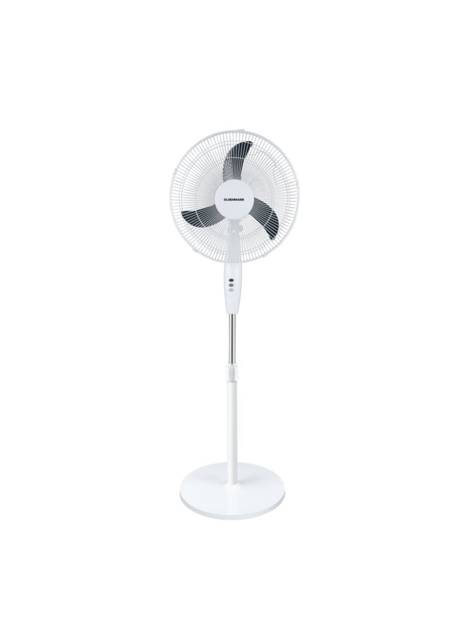 أولسنمارك مروحة بحامل مزود بقاعدة، بثلاث سرعات 70 W OMF1697L أزرق داكن - Image 2