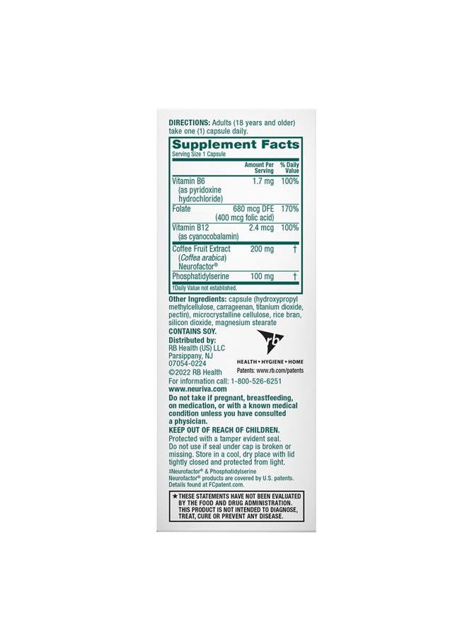Neuriva Neuriva Original Brain Performance (90 Count), Brain Support Supplement, 90 Count