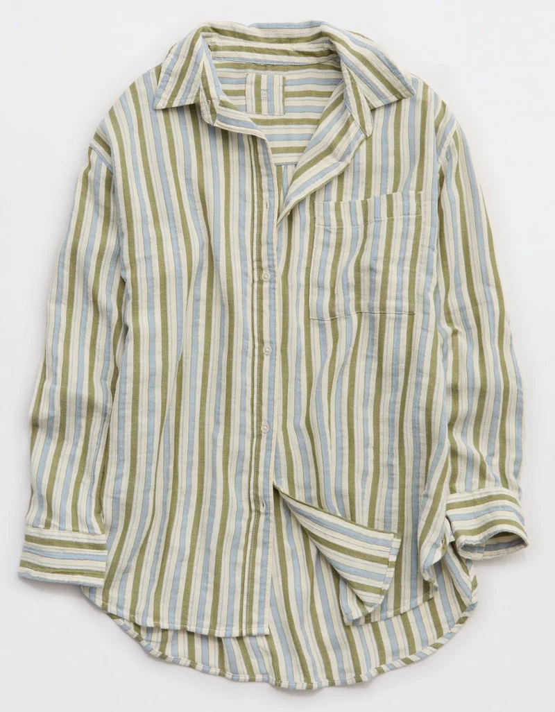 Aerie Aerie Day-Off Cover Up Shirt