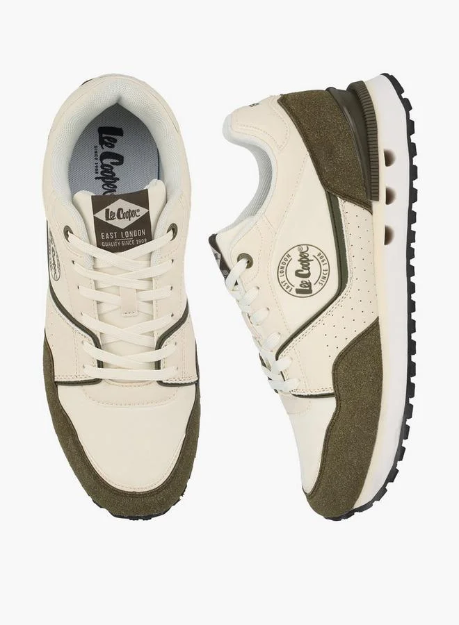 لي كوبر Men Colourblock Lace-Up Ankle Sneakers