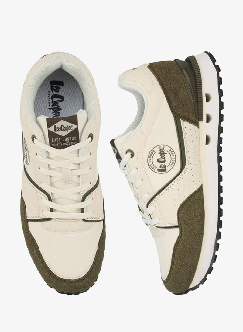 Men Colourblock Lace-Up Ankle Sneakers