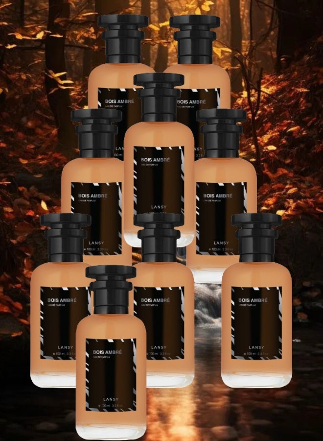 Lansy 9 Pieces Bois Ambre Perfume 100ML - Image 1