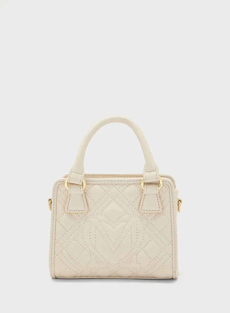 Love Moschino IVORY QUILTED PU IVORY QUILTED PU