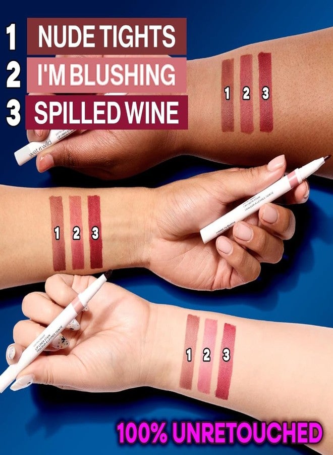 VBA Perfect Pout Lip Liner Stain mudge-proof Lip Liner for Contouring the Lips Transfer-Proof Tint for Lining Lips, Pointed Tip for High Precision and Flat Side for Easy Fill-In (Nude TightsS) - Image 5