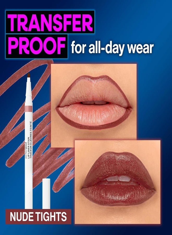 VBA Perfect Pout Lip Liner Stain mudge-proof Lip Liner for Contouring the Lips Transfer-Proof Tint for Lining Lips, Pointed Tip for High Precision and Flat Side for Easy Fill-In (Nude TightsS) - Image 2