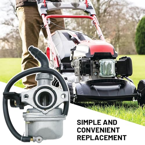 DUZFOREI PZ19 Carburetor Carb Air Filter Kit with Throttle Handle Grips Cable, Fit for 50cc 70cc 90cc 110cc 125cc ATV Four Wheeler Go Kart, Replacement for Tao Tao Replacement for Apollo - Image 4