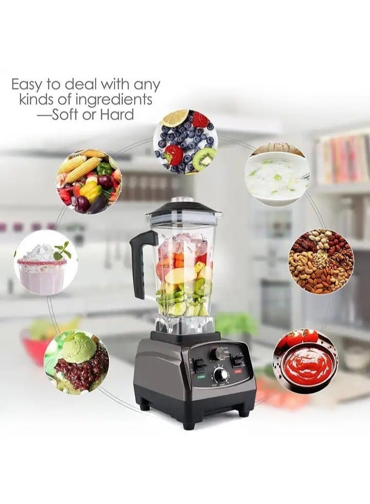 Denx Electric Blender With Inox Blades And Sharp Stainless Steel Blades Suitable For Mixing Fruits. Distinctive And Durable Design, Powerful Motor And High-Performance Blender - From Denx - Image 5