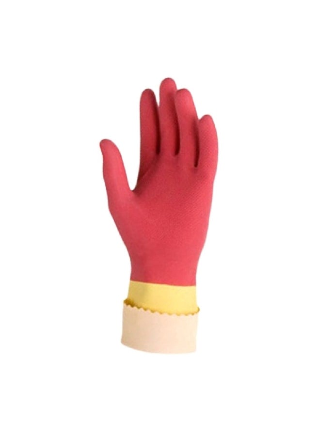 LATEX Protector Gloves Red Large VG09 - Image 2
