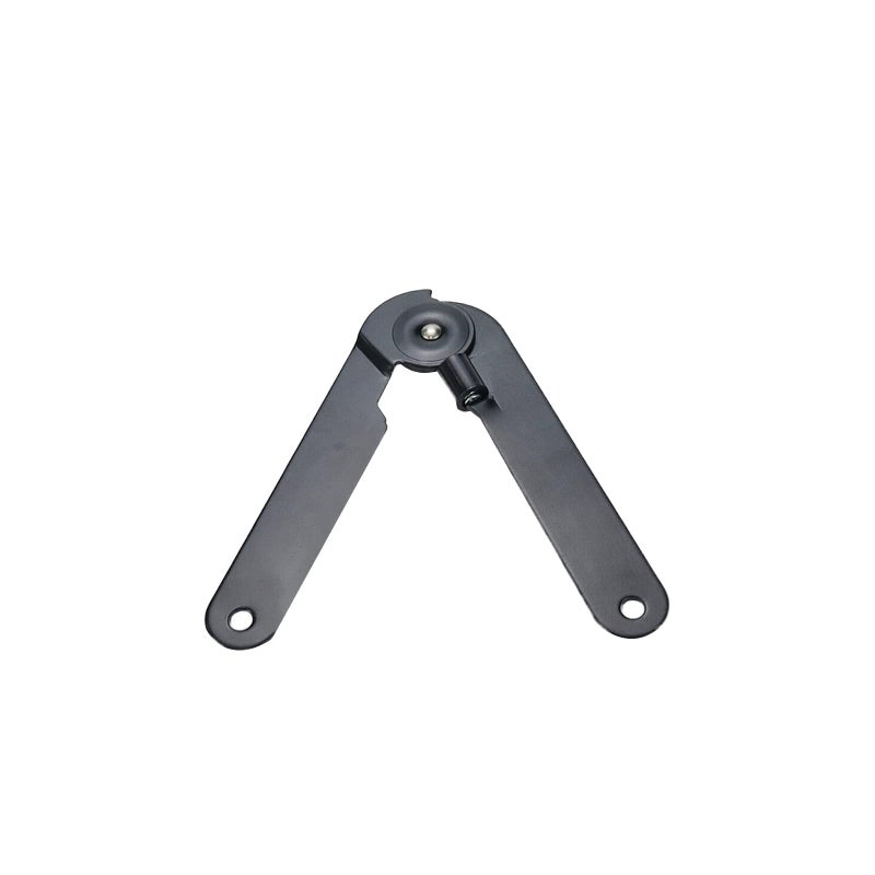 Pastlla 2 Pcs 180 Degree Rotatable Support Hinges, 9 Inch Folding Lid Support Hinges for Furniture Cabinet Cupboard Box Jewellery Gift Door Hardware Locks Box, Black - Image 4