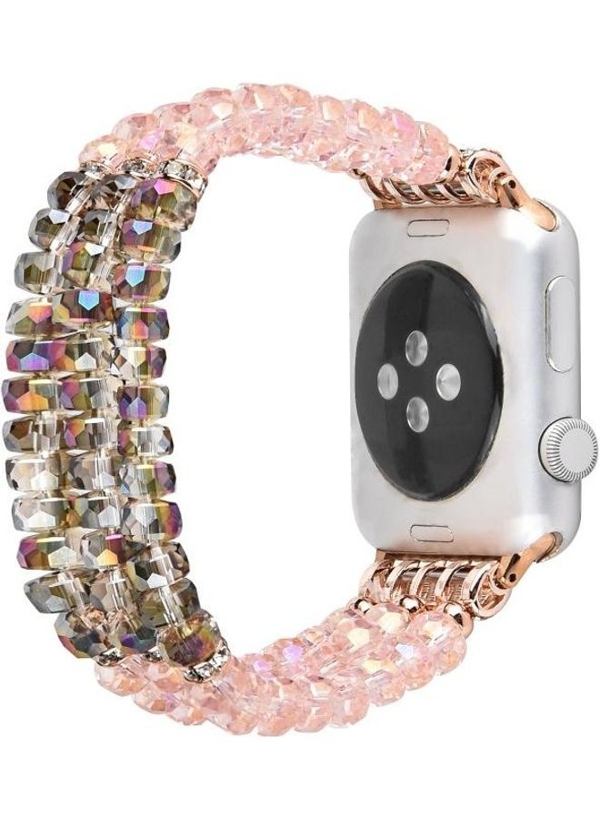 NIBEMINENT Replacement Watchband For Apple Watch Crystal Pink - Image 2
