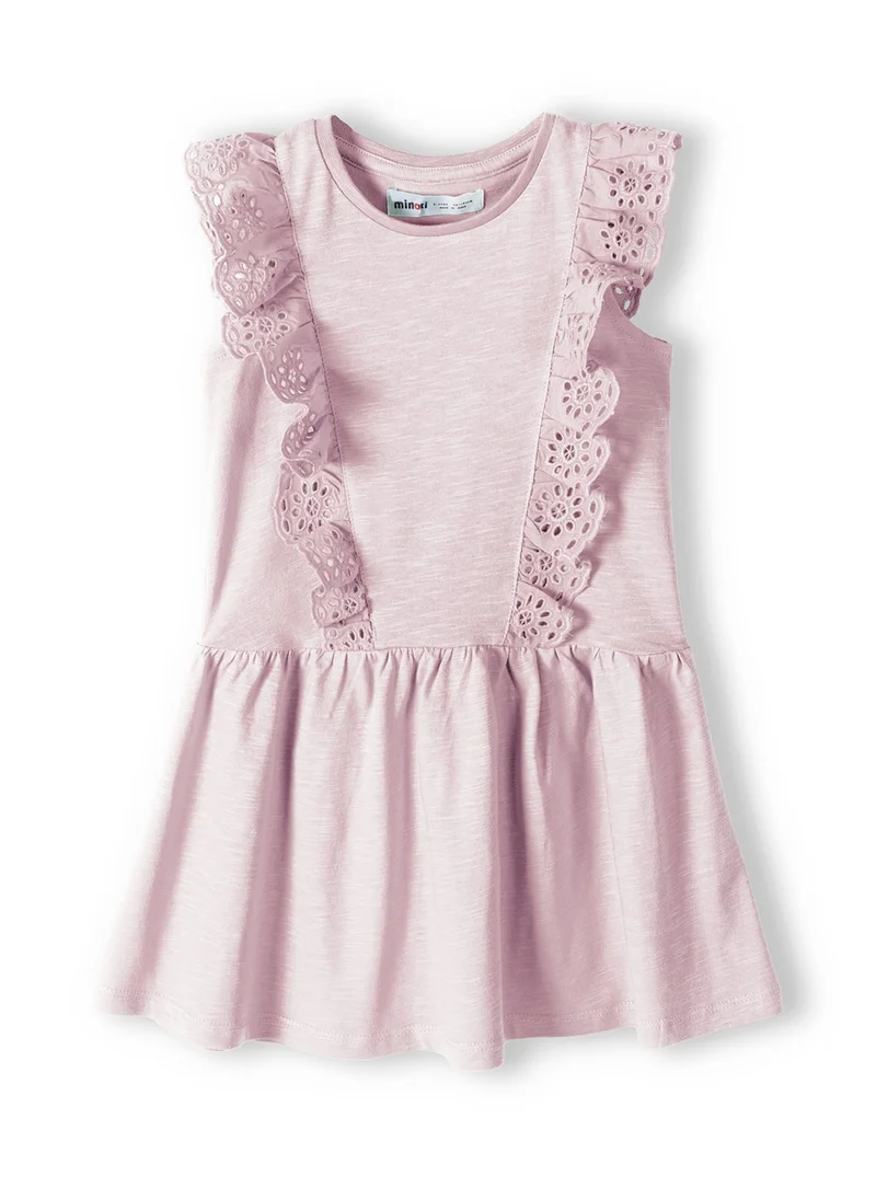 MINOTI Kids Broderie Frill Dress