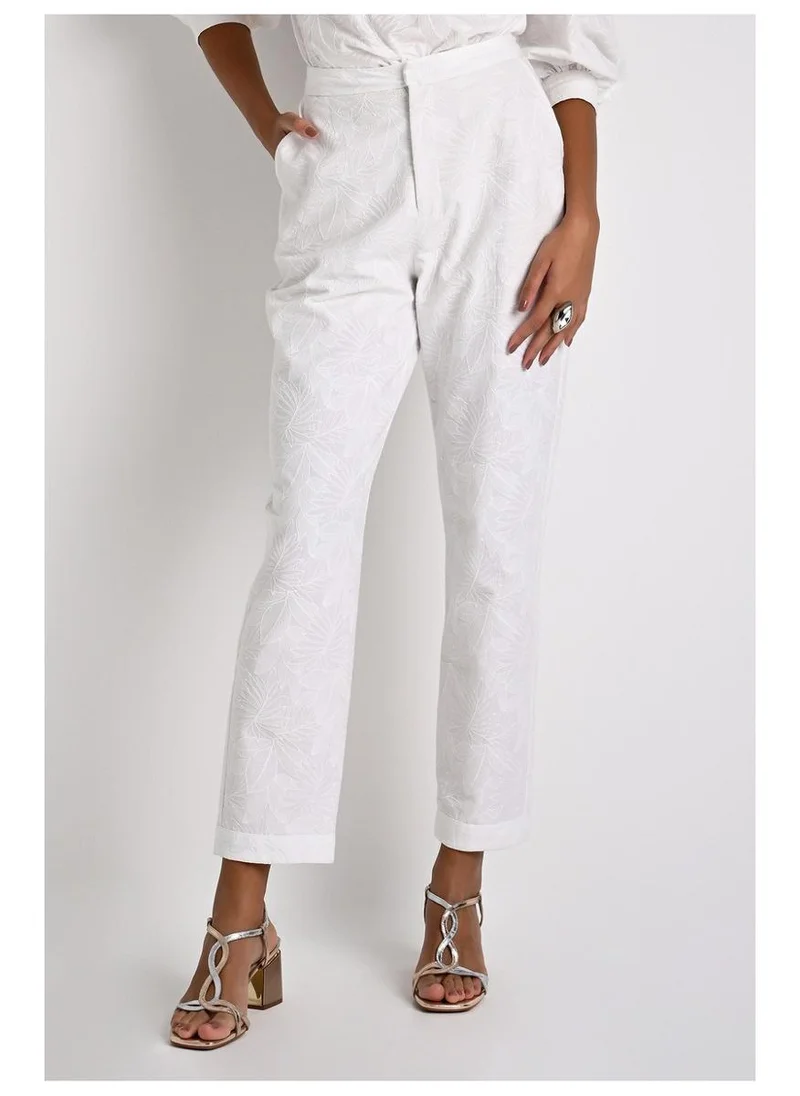 Carmen Steffens  Straight Off-White Pants for Women | Best Price UAE