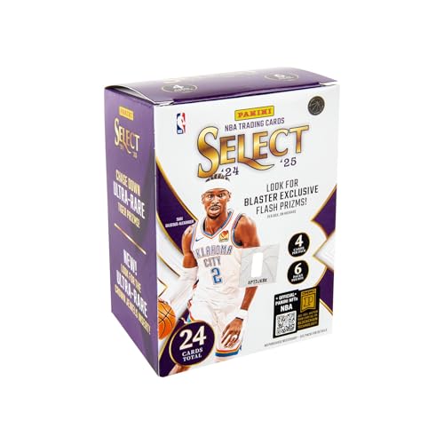 Panini 202425 صندوق بانيني سلكت لكرة السلة بلستر بطاقات تداول NBA الرسمية حصرية للبيع متوازيات إدخالات بطاقات المبتدئين صندوق مختوم - Image 1