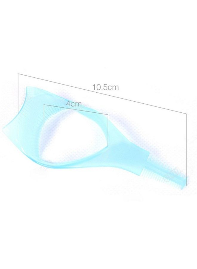 Gugzy 3 In 1 Makeup Eyelash Tool Upper Lower Lash Mascara Applicator Guide Eyelash Comb Cosmetic Tool (1 Blue) - Image 5