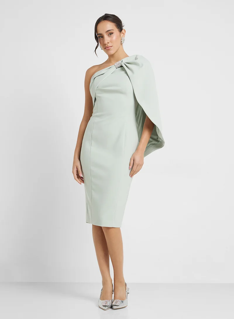 لافيش اليس One-Shoulder Sheath Dress