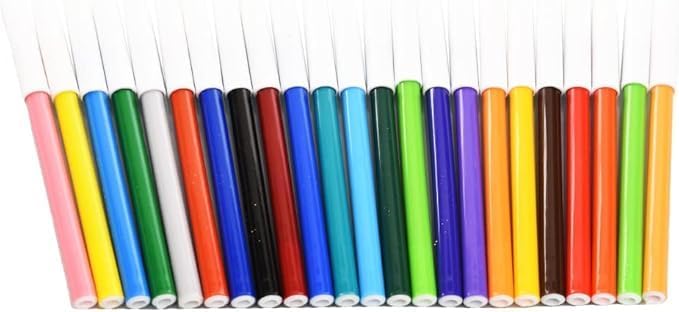 Prima Fibre Pens Color Tube Set Of 24 Pcs. - Multi Color