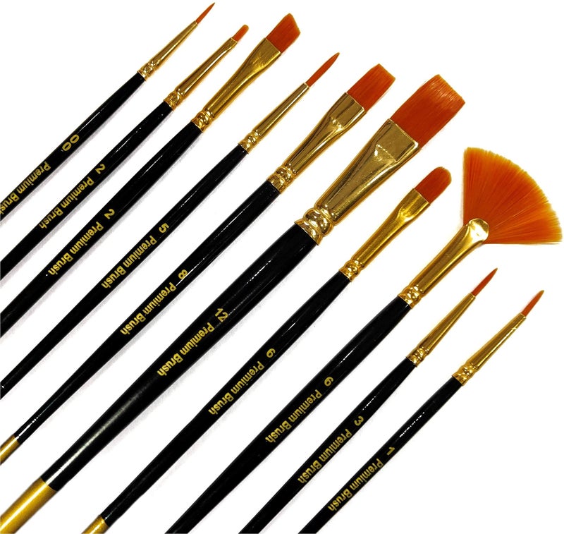 Definite Art Fevicryl Acrylic & Specialty Kits - 10 Colors, 4 Neon Colors, 6 Pearl Colors, 120ml Modge Podge & Paint Brush Set for Acrylic, Watercolor & Multi-Surface Painting - Image 4