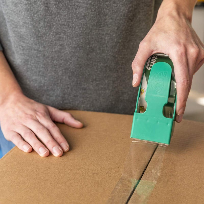 Duck EZ Start Packing Tape, 1.88 Inches x 54.6 Yards, Clear, 8 Pack (282404) - Image 4