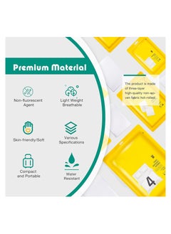RATSAW 3 Pack Travel Disposable Bedding Set Disposable Bedding Sheets Sheet for Business Travel Hotel Trip Outdoor Camping 1 Quilt Covers 1 Bed Sheet and 2 Pillow Cases 2 Towel 1 Bath Towel  - Image 2