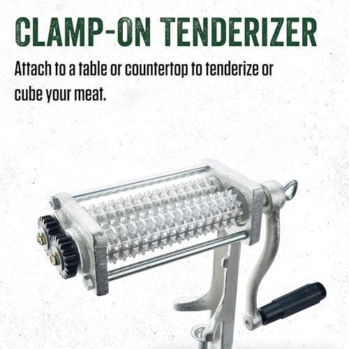 LEM Products Clamp-On Tenderizer, Cast Iron and Plastic, Orange - Image 2