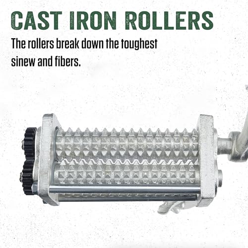 LEM Products Clamp-On Tenderizer, Cast Iron and Plastic, Orange - Image 4