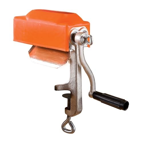 LEM Products Clamp-On Tenderizer, Cast Iron and Plastic, Orange - Image 1