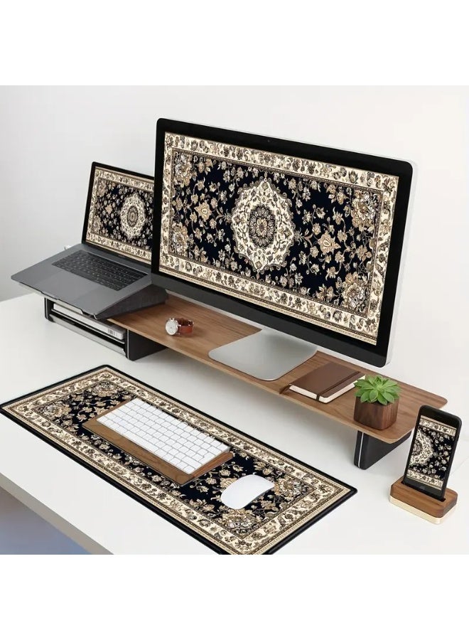 Beauenty Large Desk Mouse Pad, Waterproof Gaming Mouse Pad, 800 x 300 x 3mm,  Gaming Mouse Pad, XXL Desk Mat, Non-Slip Desk Mat, XL Gaming Mouse Pad, Thick Rubber Desk Pad Mouse Pad, Suitable for Gaming, Office, and Home Use - Image 4