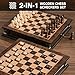Peradix Magnetic Chess Set with 2 Builtin Storage Drawers 12 inch Wooden Strategy Board Games 2 Extra Queens Travel Magnet Chess Game for Adults Kids and Family Game Night Gift Package - Image 4